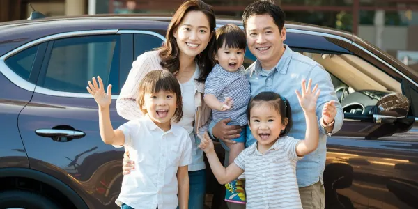 familie-voor-auto familie bij auto